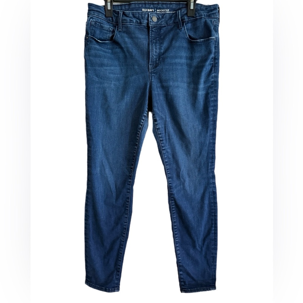Old Navy Women's Skinny Jeans - Dark Blue Wash